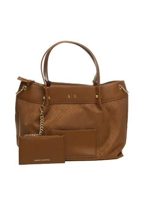 brown shoulder bag ARMANI EXCHANGE | XW001211AF22645-U6119